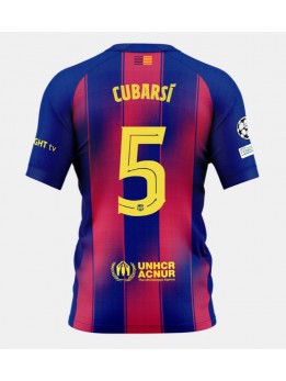 Barcelona Pau Cubarsi #5 Replika Hemmakläder 2025-26 Kortärmad
